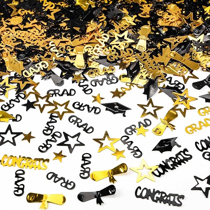 Congrats Grad Graduation Confetti Party Table Scatter Decoration