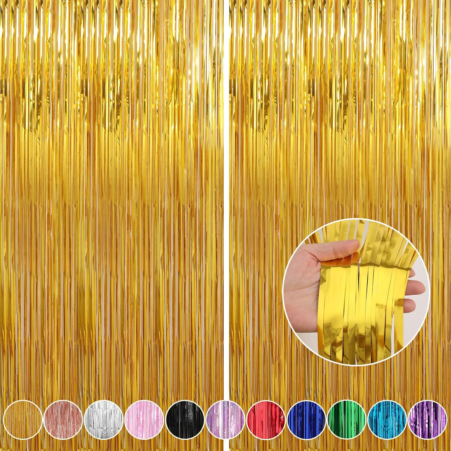 Party Foil Fringe Curtain 