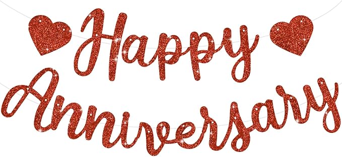 Happy Anniversary Banner 