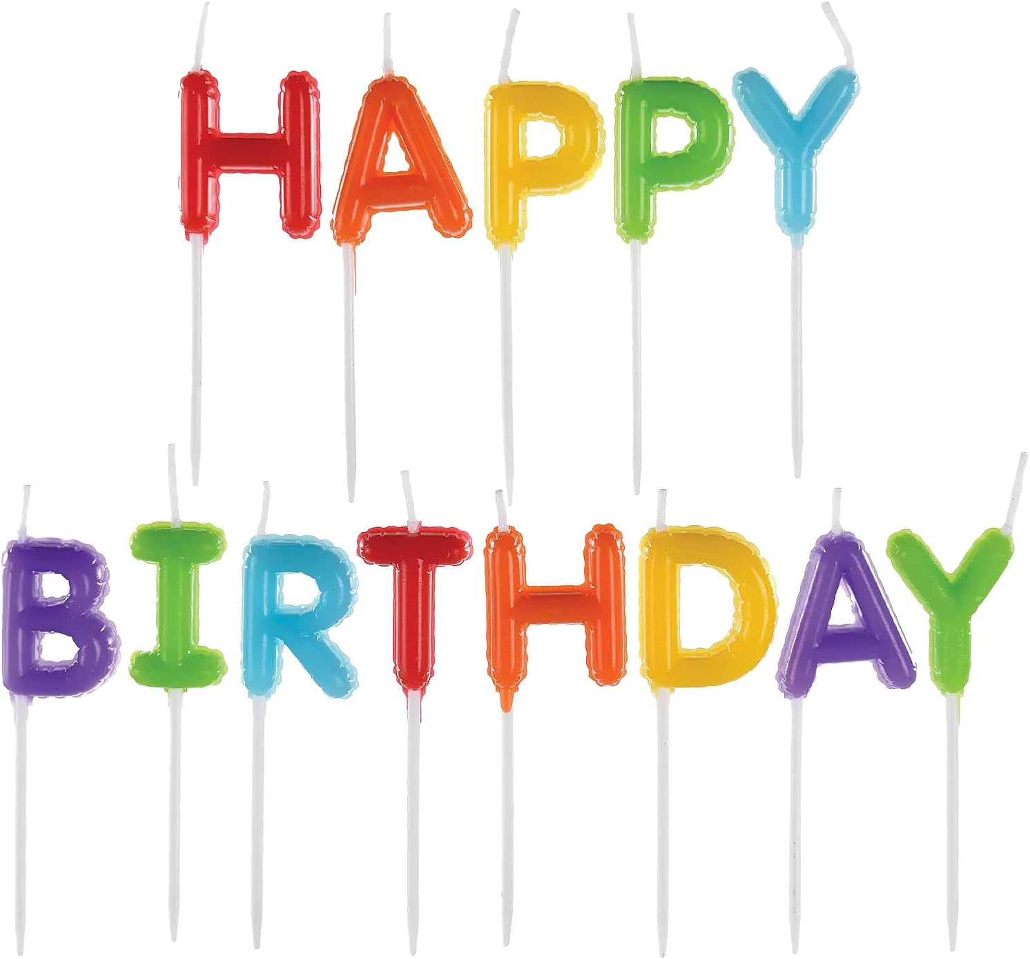 Happy Birthday Letters Candles