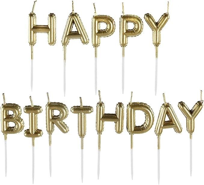 Happy Birthday Letters Candles