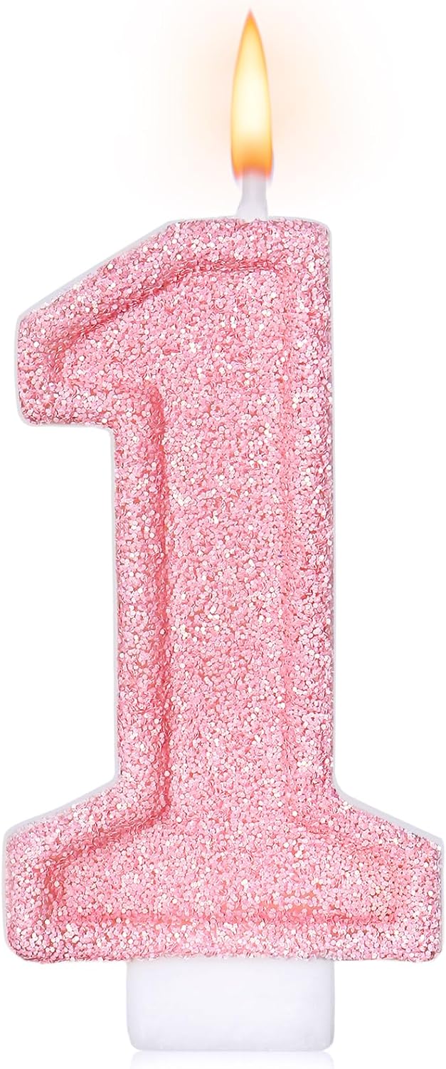 Cute Number Birthday Cake Candle