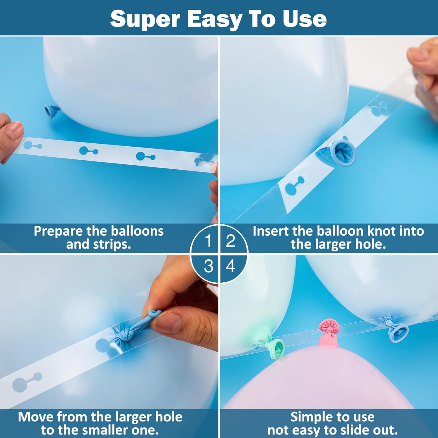 Balloon Tape Strips