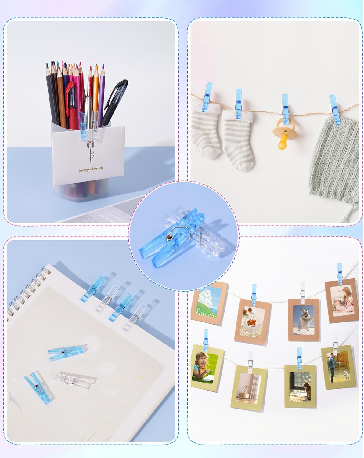 Mini Baby Shower Clothespins
